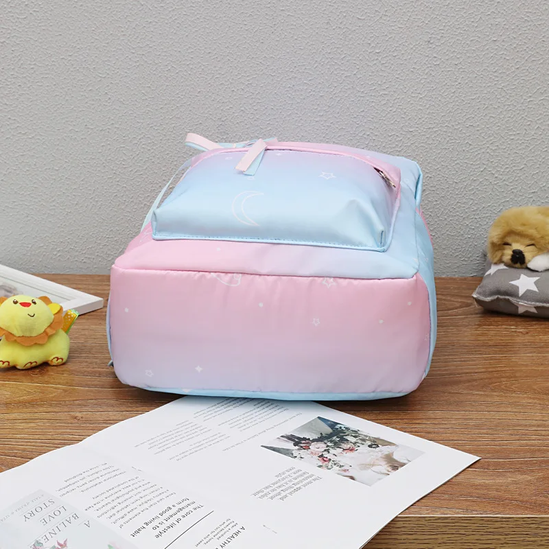 2023 new high quality backpacks hot sellers Gradient backpack Pink galaxy girl backpack for children school bags