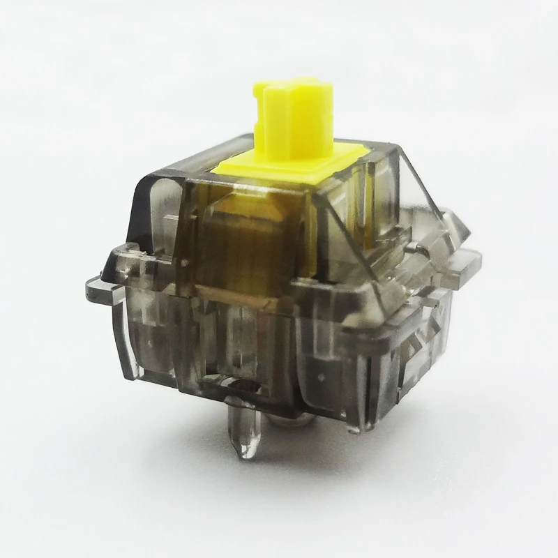 DUROCK Tactile Switch T1 with 67g bottom out force round bump similar Panda Switch for Custom Mechanical Keyboard