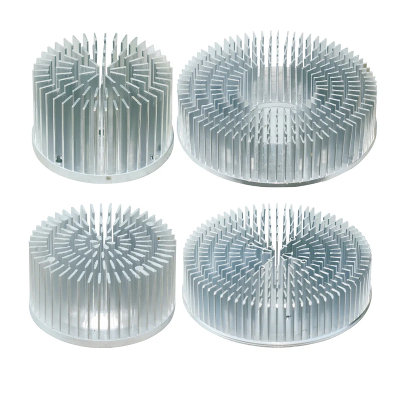 Oem Aluminium Square Heatsink Aluminium Extrusions Round Shape Heatsink Aluminium Profile