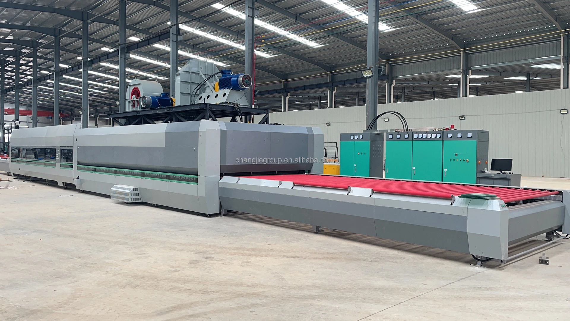 Flat Glass Double heating chamber Tempering Furnace Forced Convection Type Glass Make Toughened Low-e Glass Tampered Oven