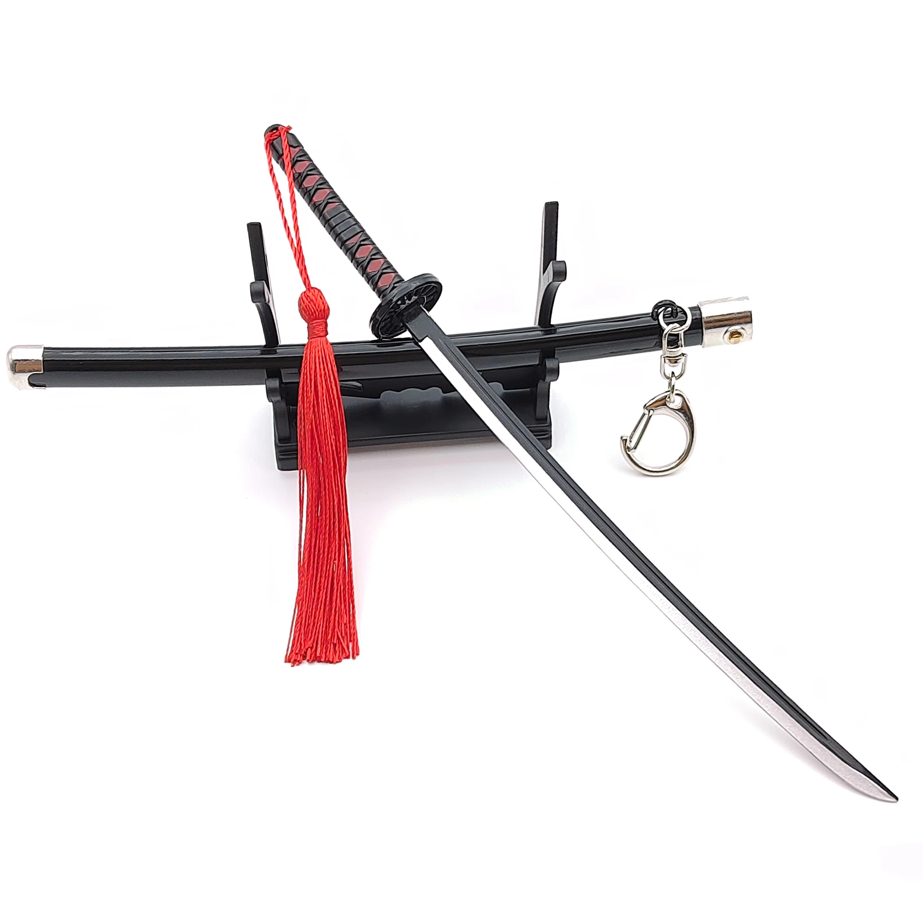 Wholesale zinc alloy Sword Metal Keychain Bleach Anime Sword For Demon Slayer Kimetsu no Yaiba Kamado Tanjirou