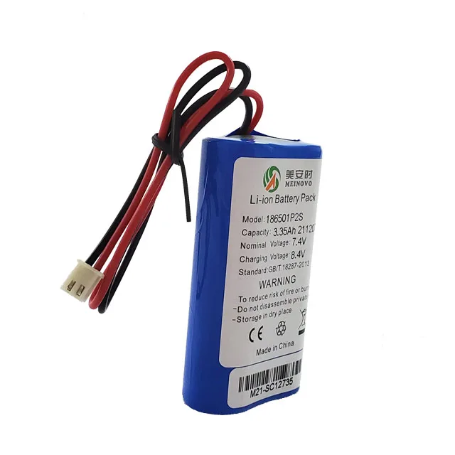 Best Price Rechargeable 18650 Li-ion Battery 7.4V Battery Pack for Speaker