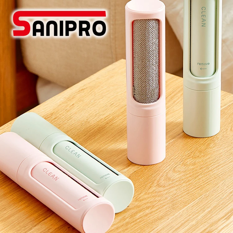  Sanipro OEM индивидуальный логотип маленький портативный многоразовый домашний липкий ролик для удаления ворса щетка одежда домашних