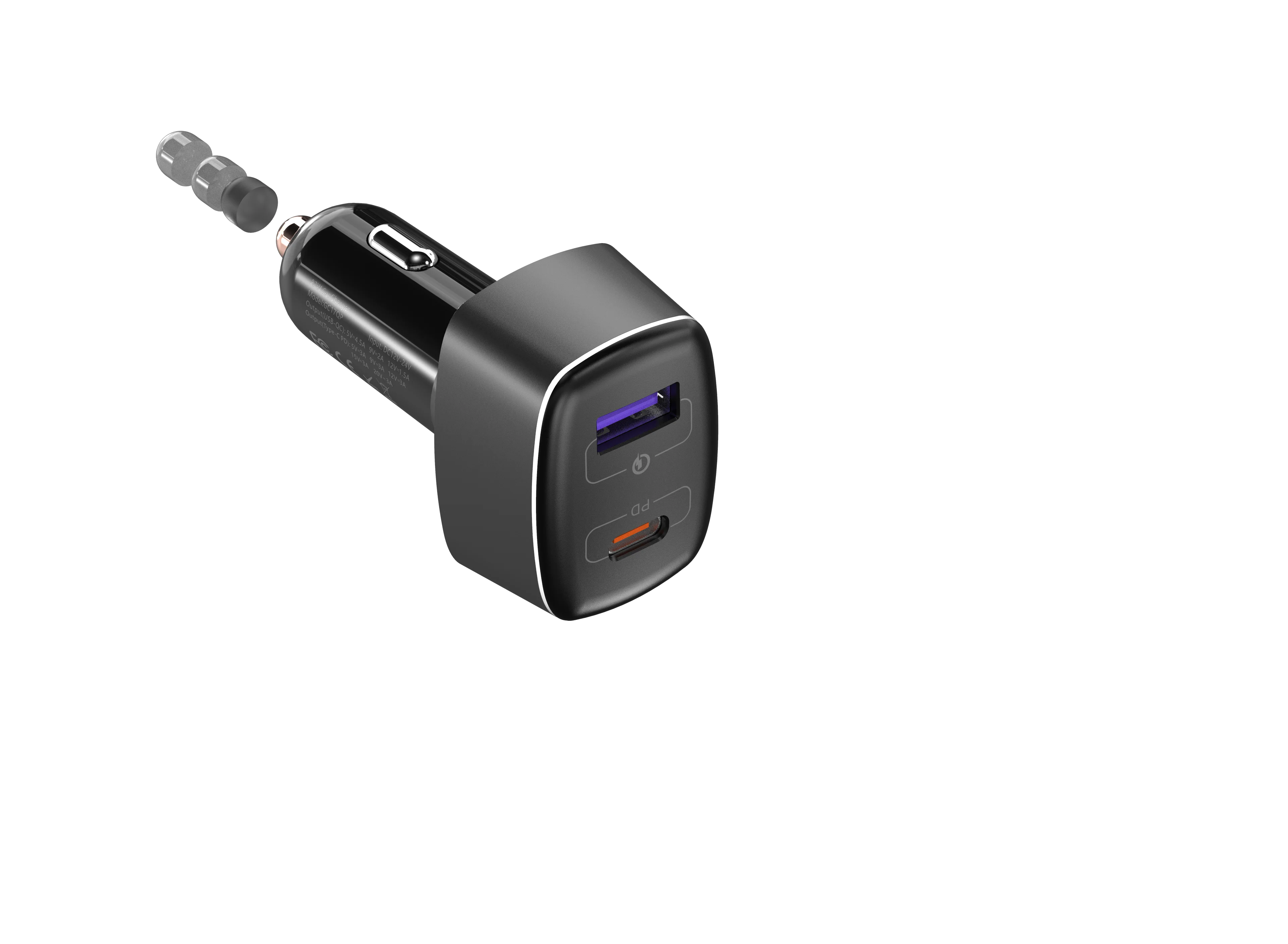 New 100W PD Car Charger for Macbook Notebook Fully Compatible Super Charger for Huawei,Xiaomi, Oppo,Vivo, Apple