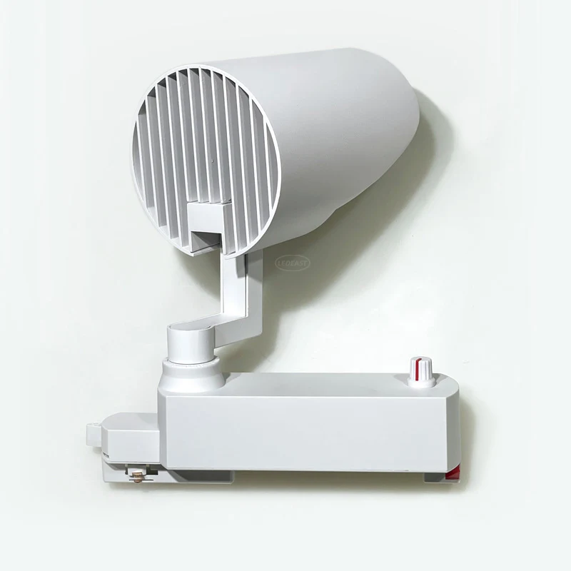 LEDEAST T087 Aluminum Body COB20W LED Track Light 0-10V 2.4G DALI Knob CCT & Brightness Dimming for Wall washing lighting