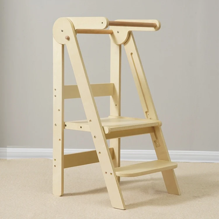 Деревянная башня для обучения складной простой табурет кухонный помощник обучающая высокий стул детей
