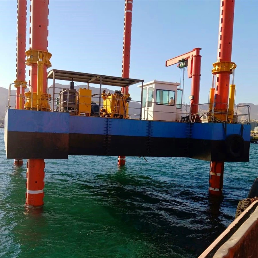 Pontoons Barges Platforms Suitable for Container Transportation Modular Design