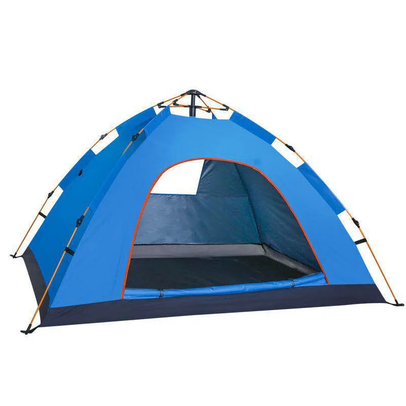 Автоматическая быстро открывающаяся палатка на 1-4 человек двойная складная для пляжа кемпинга пикника
