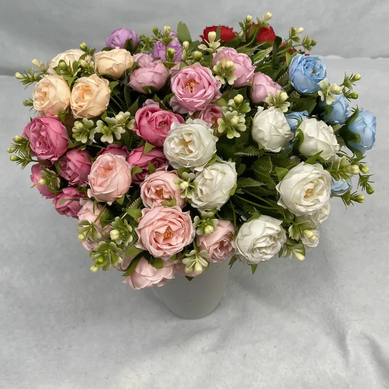 IFG New milled cloth all stars peony Northern Europe simulation flower decoration simulation flower wedding flowers