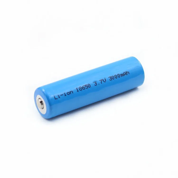 3.7V 3000mAh Rechargeable 18650 Li-ion Battery Cell Akku ICR18650 With Button Top