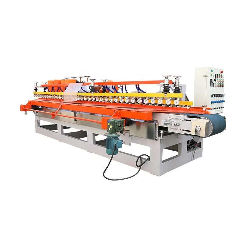 12 heads paving tiles edge profile polishing machine price electric marble tile floor polishing machine no swinging