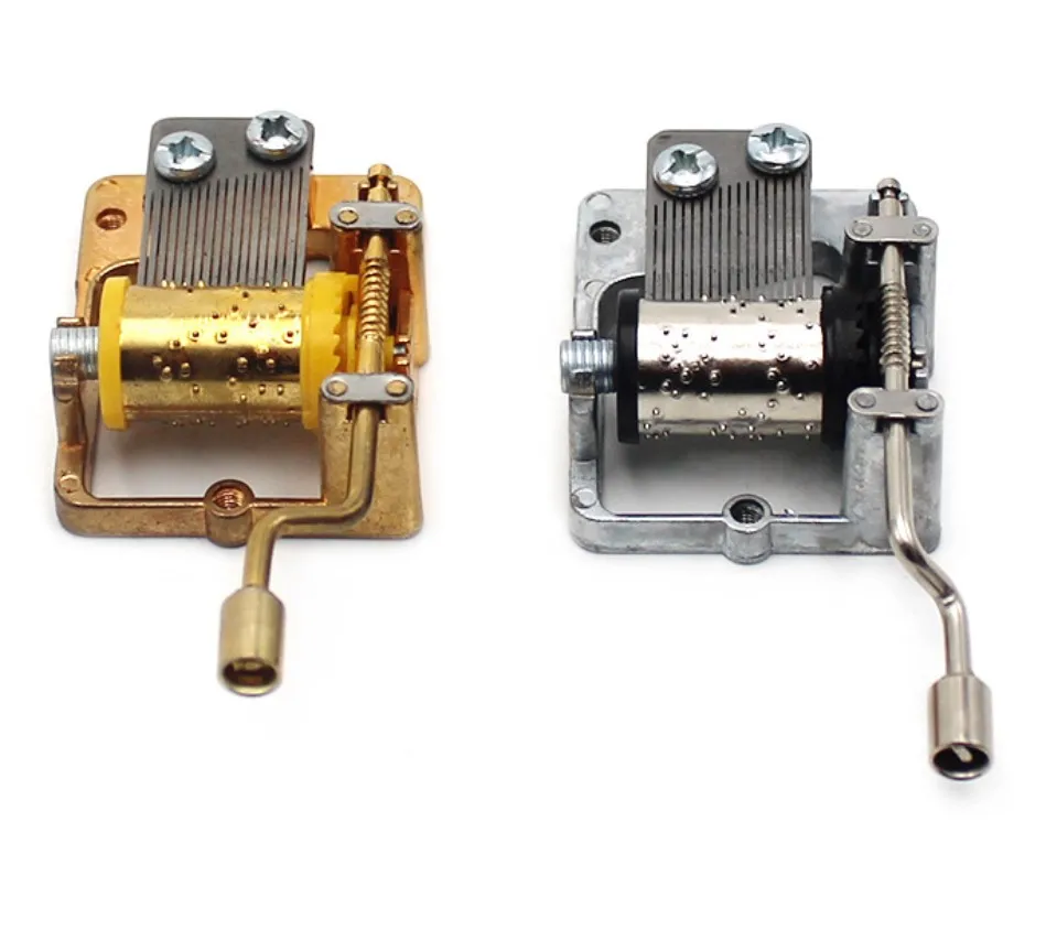 Direct factory customized promotion gift hand crank  music box movement