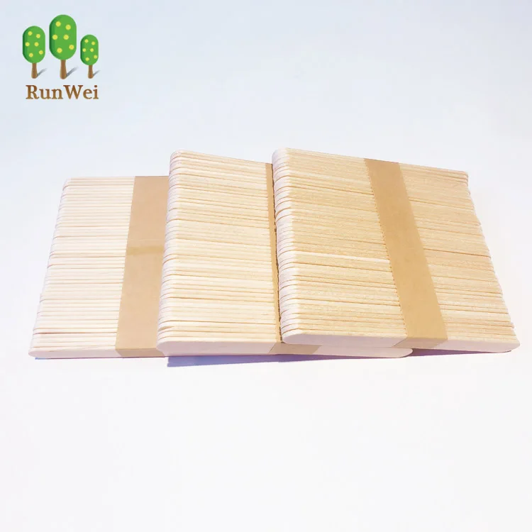 Wholesale wooden popsicle stick/ wooden icecream stick