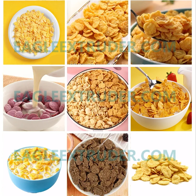 Jinan Halo Company Machinery Production Line Corn Flakes and Cereal Breakfast Machine