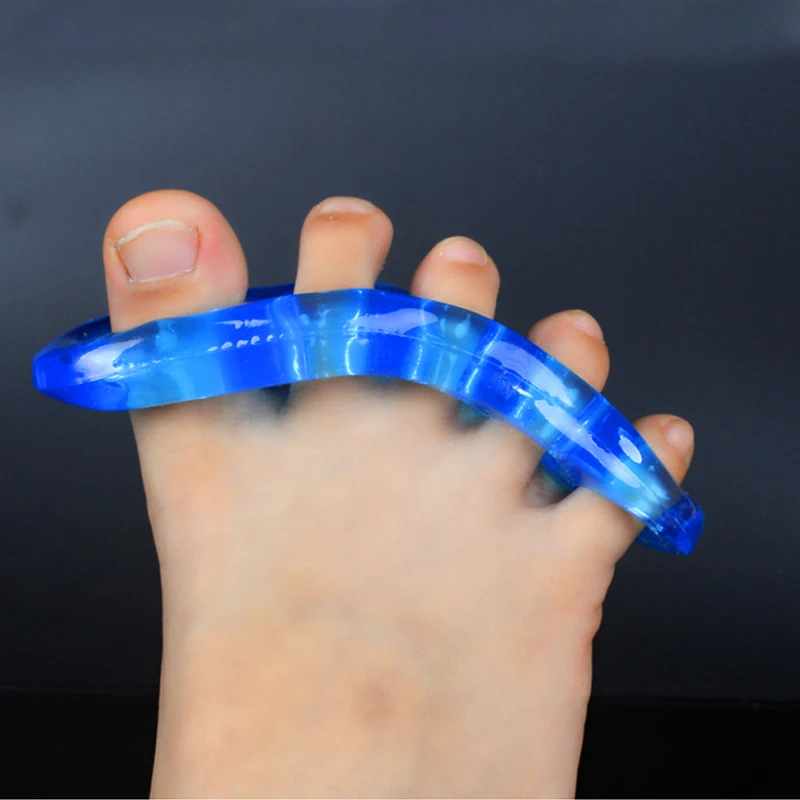 Separator Silicone Bunion Gel Nail Corrector Foot For Pedicure Soft Orthopedic Ge Jelly Strap Heal Feet Care Toe Separators