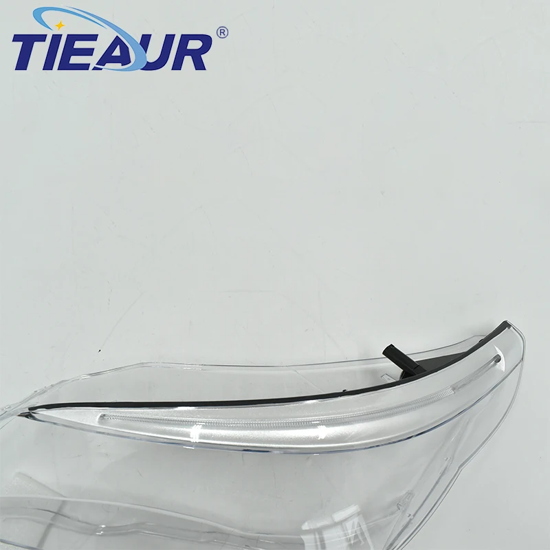 TIEAUR Transparent Plastic Car Headlight Lens Cover for E60 2008-2010  Year