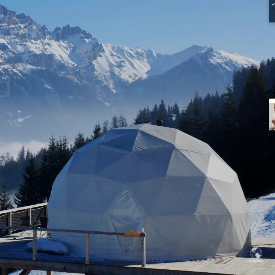 Customized Outdoor Glamping Windproof Camping  Dome Tent Factory Wholesale for Desert Igloo Dome Tent Trade Show Tents