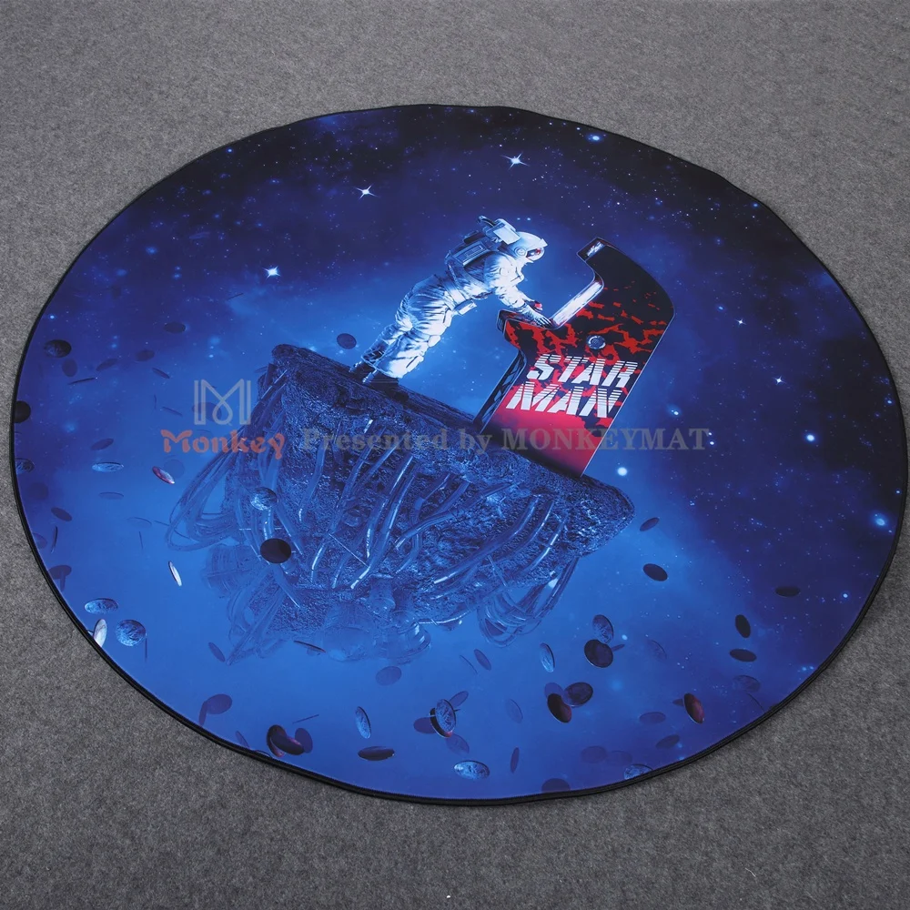 custom rubber Gaming Chair Mats gaming floor mat round floor mat