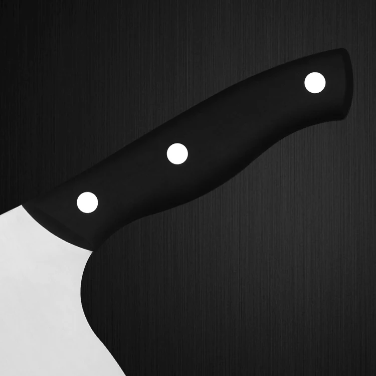 China Factory Wholesale Professional Meat Cleaver Sharp Kitchen Knife with Plastic Handle Stainless Steel Material 3Cr13