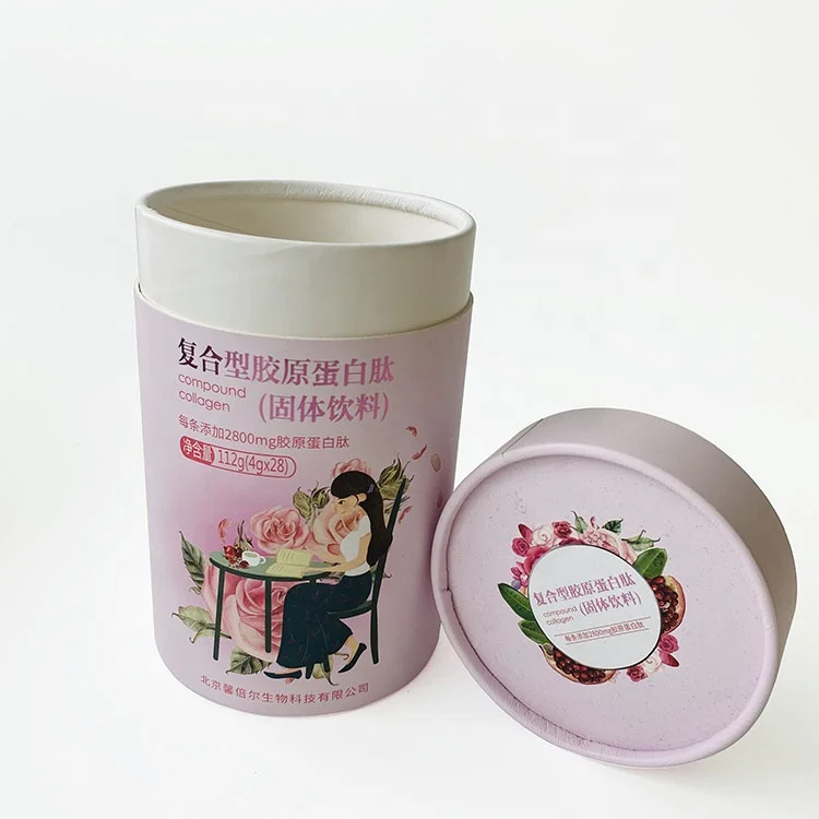  Custom Food Grade Tea Candle Brown Kraft Paper Round Cylinder Cardboard Packaging Tubes Box для