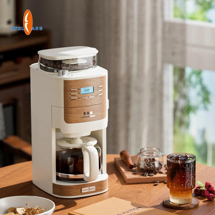 foshan electrical appliances cafeteras profesional maker grinding coffee powder coffee maschines