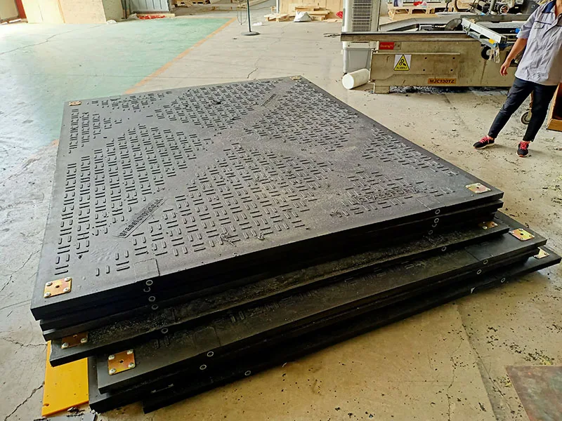 Строительный временный дорожный наземный коврик UHMWPE