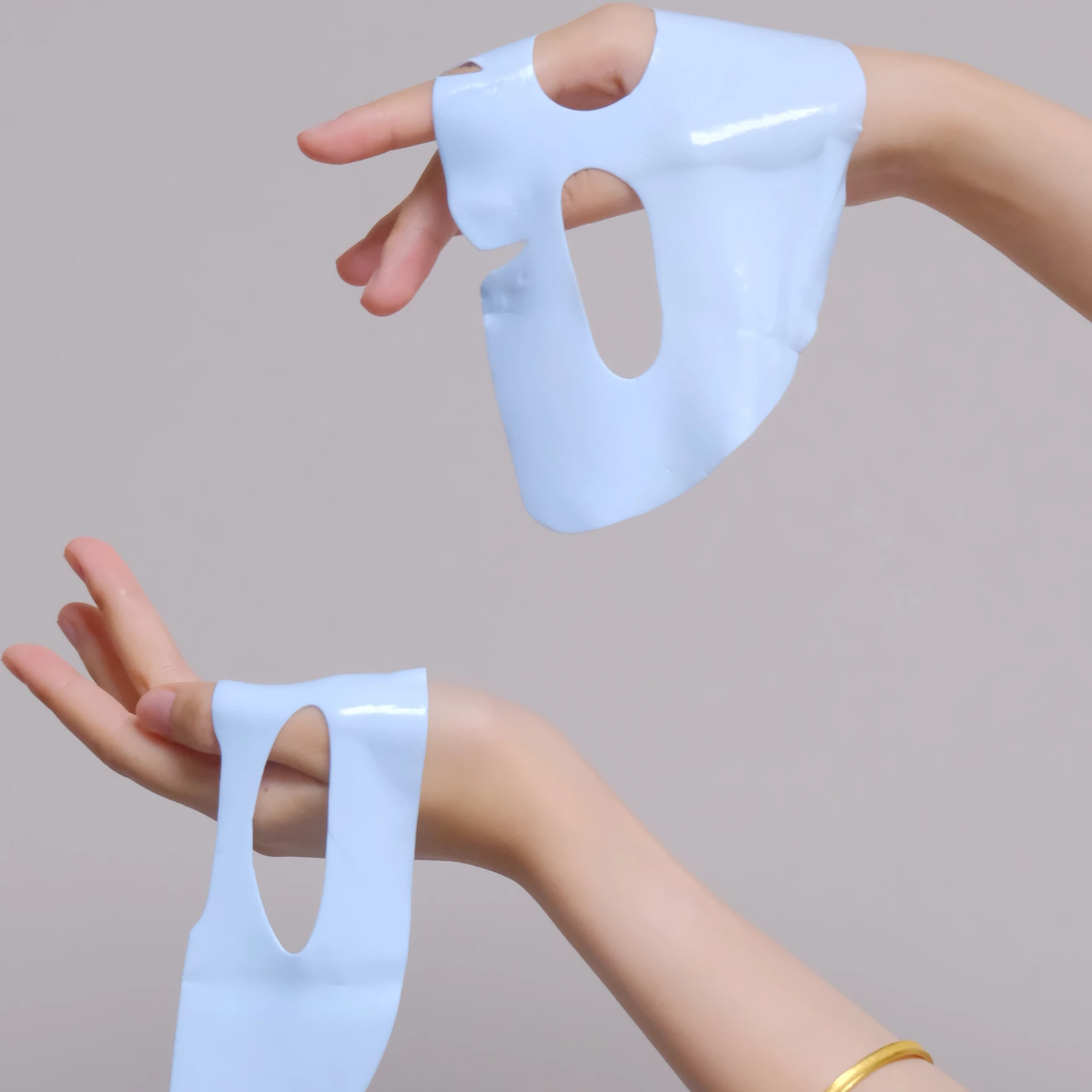 New Arrival Blue Hydrogel Mask Hydrating Smooth Face Sheet Mask