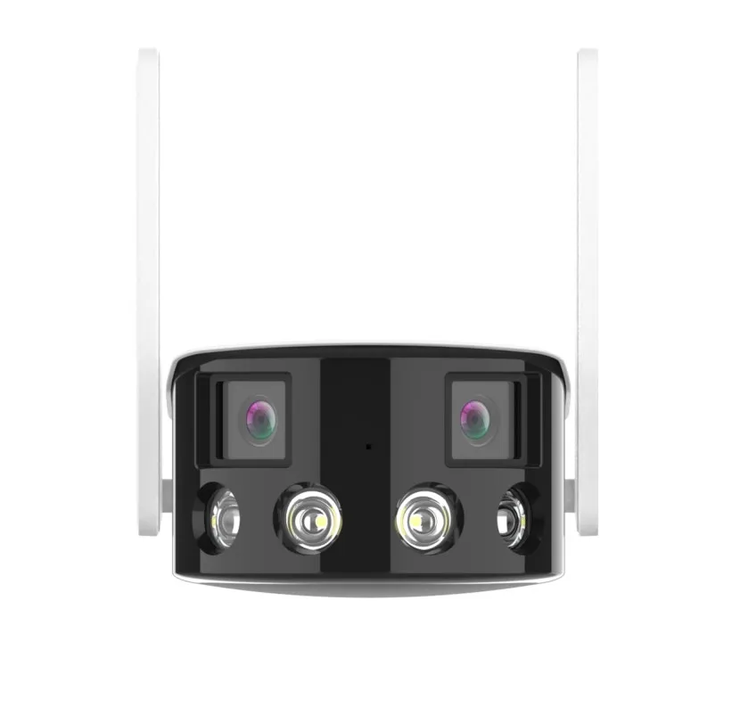 Full Color Night Vision 4MP Icsee Dual Lens Wireless Wifi Security Panoramic IP 2K Camera Outdoor