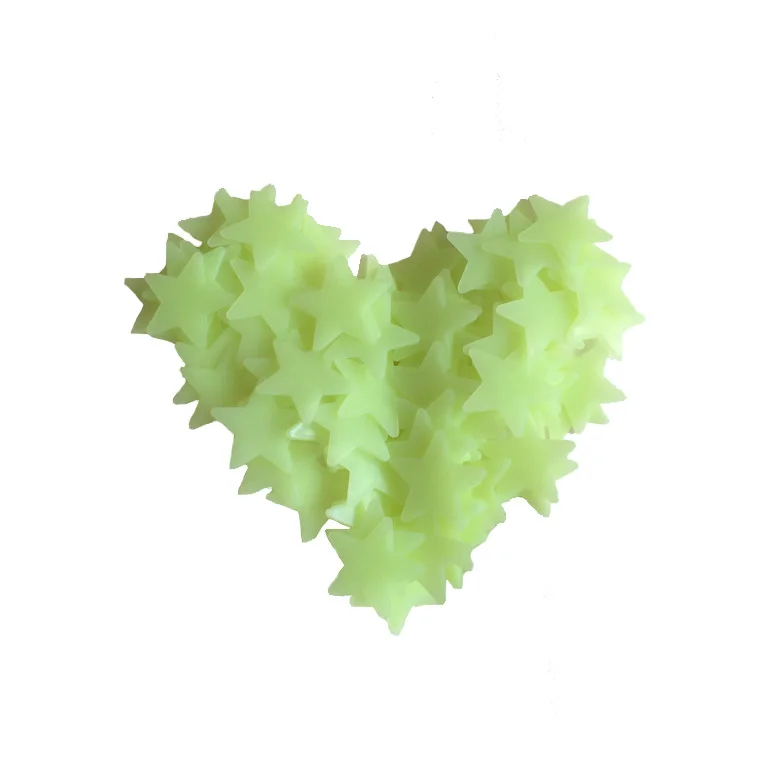 Лидер продаж светящаяся звезда в темноте наклейка для украшения дома рекламный подарок