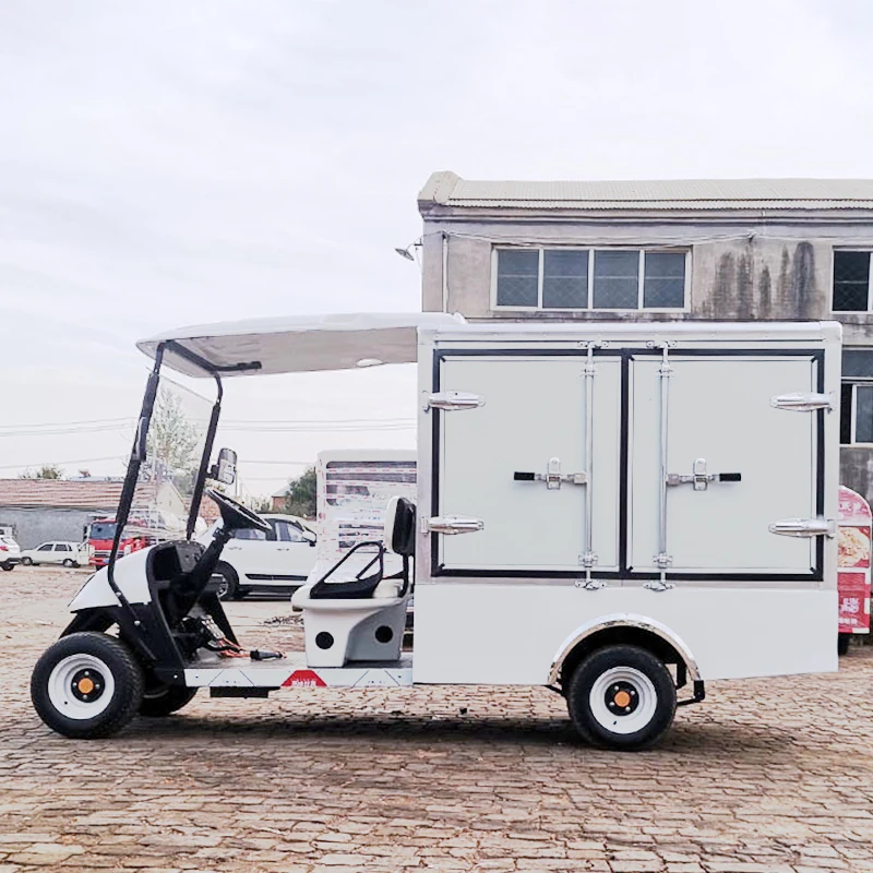 4 wheel outdoor golf cart cargo car pickup truck Easy Foldden Four Wheels Electric Golf Cart