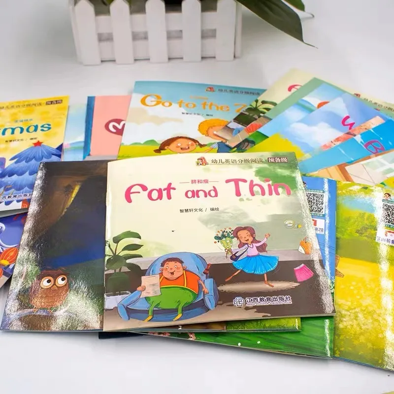 F000 60 Volumes Early Childhood English Storybook Graded Reader Picture Storybook Enlightenment Early Learning Storybook