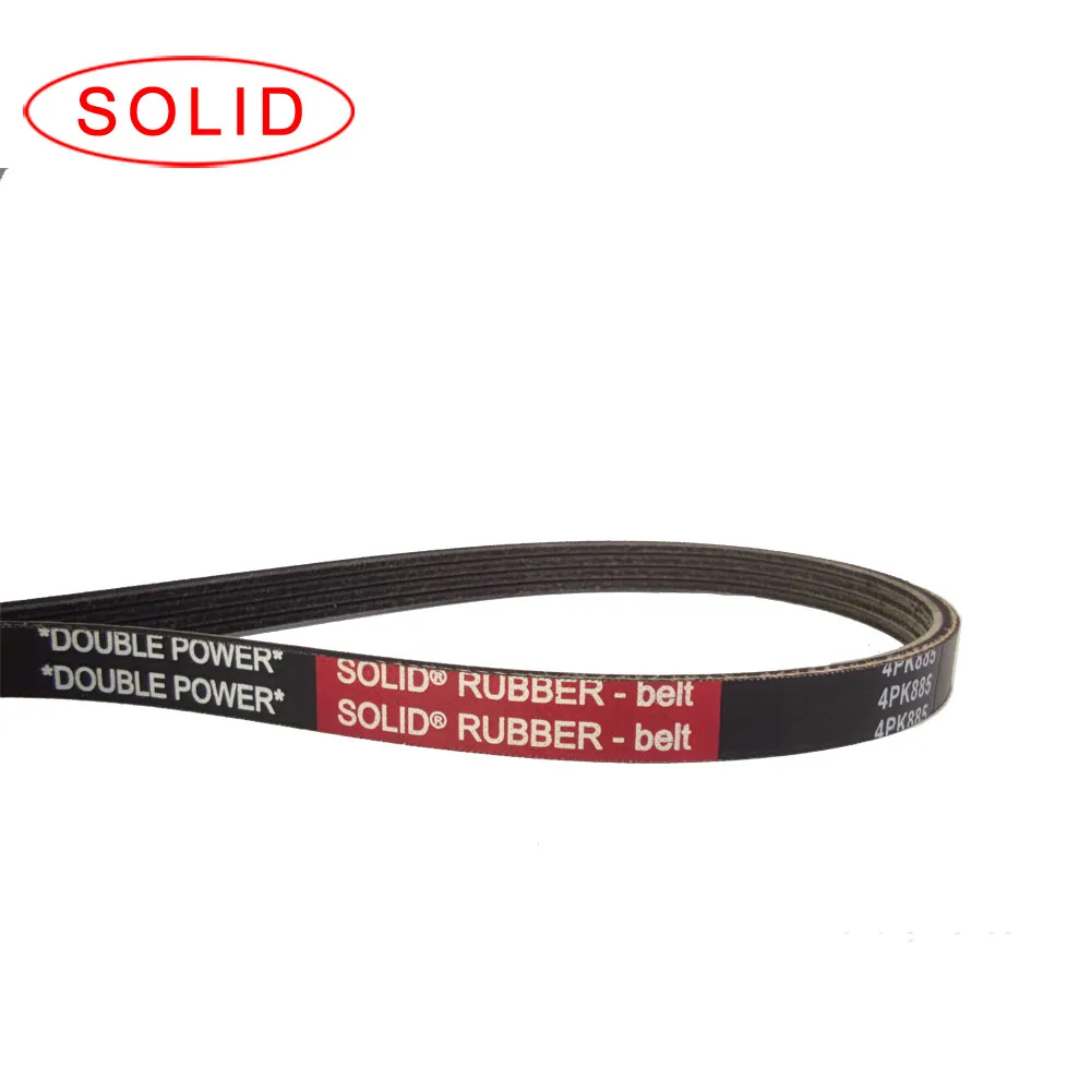 ARAMID fiber alternator belt for KIA CARENS 0K21A18381 rubber EPDM poly v rib belt 4PK885