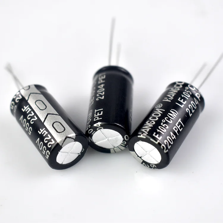 Best Seller 22UF/550V 13*25 High High Ripple Long Life Aluminum Electrolytic Capacitor for Electronic Ballasts