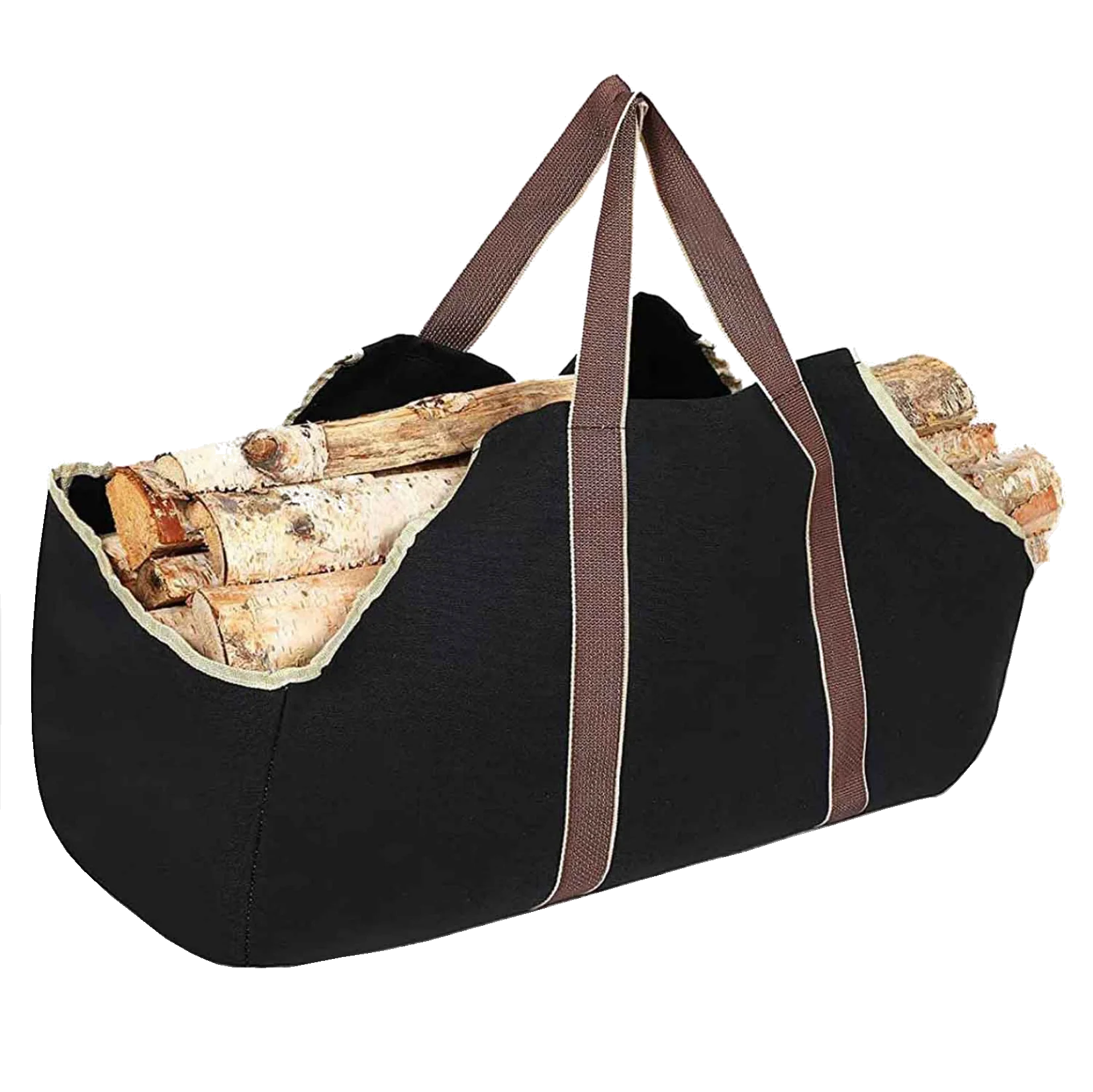 Heavy Duty Large Log Tote Bag Firewood Carrier Oxford Cloth Twigs Firewood Carry Bag