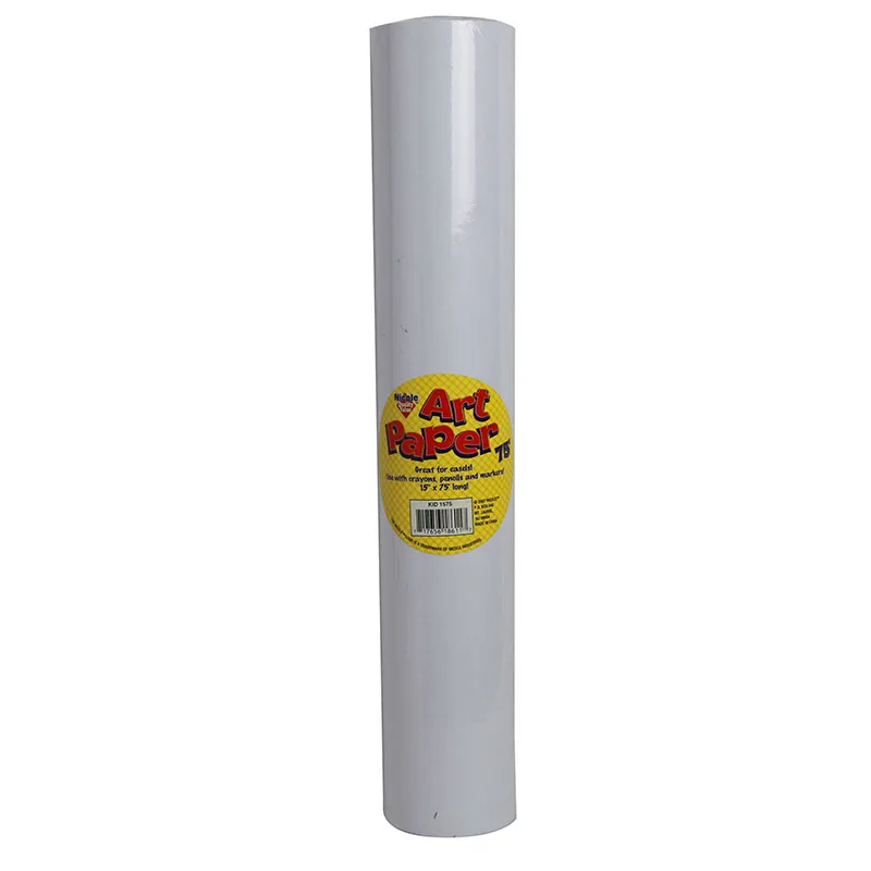 custom printed white kraft paper roll for gift wrap white ribbed style 70X200CM, packing paper