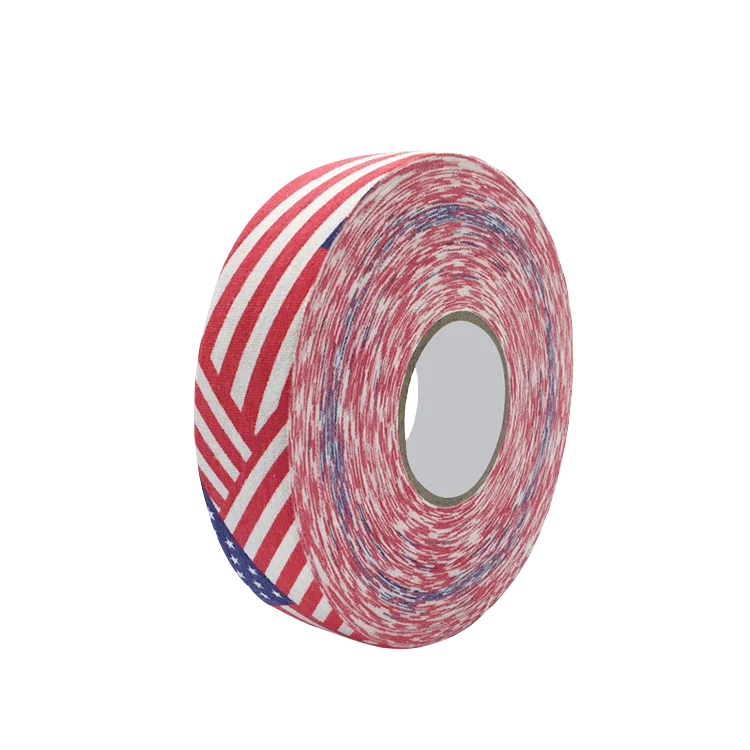 Wholesale CE Certified Custom Logo Cotton Fabric Cloth Adhesive Ice Field Hockey Stick Grip Tape Sport tape