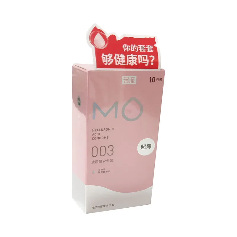 
New product contains ultra thin hyaluronic acid condom penis with nourishing ingredients 