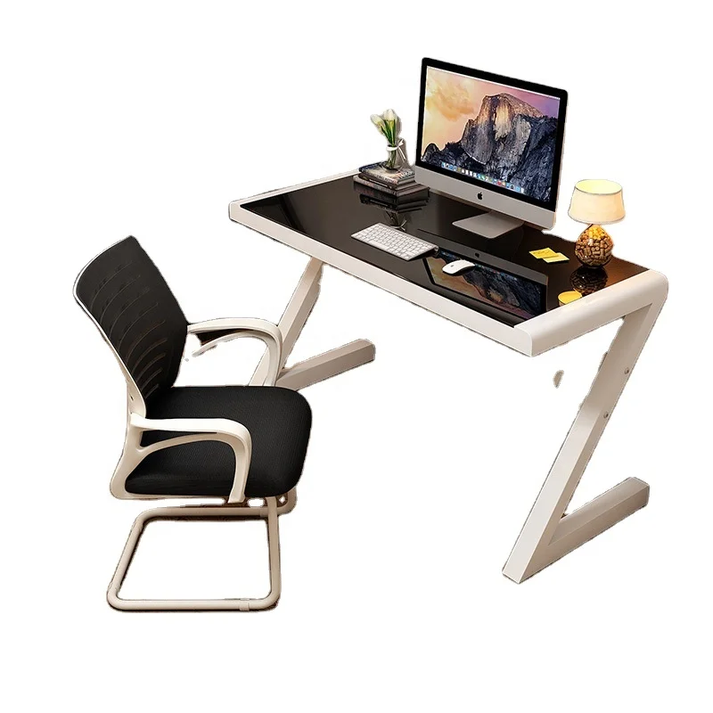 
Steel Glass Executive Working Gaming Computer Office Chairs and Tables 