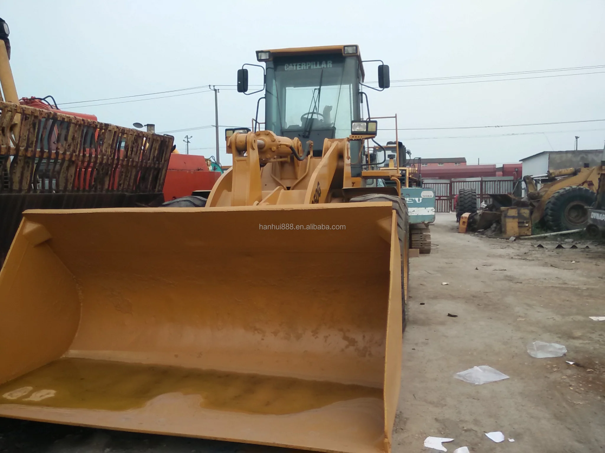Хорошая цена подержанная строительная машина б/у Cat 950h 950f 950g колесный погрузчик экскаватор-погрузчик 3 4cx CAT 226B