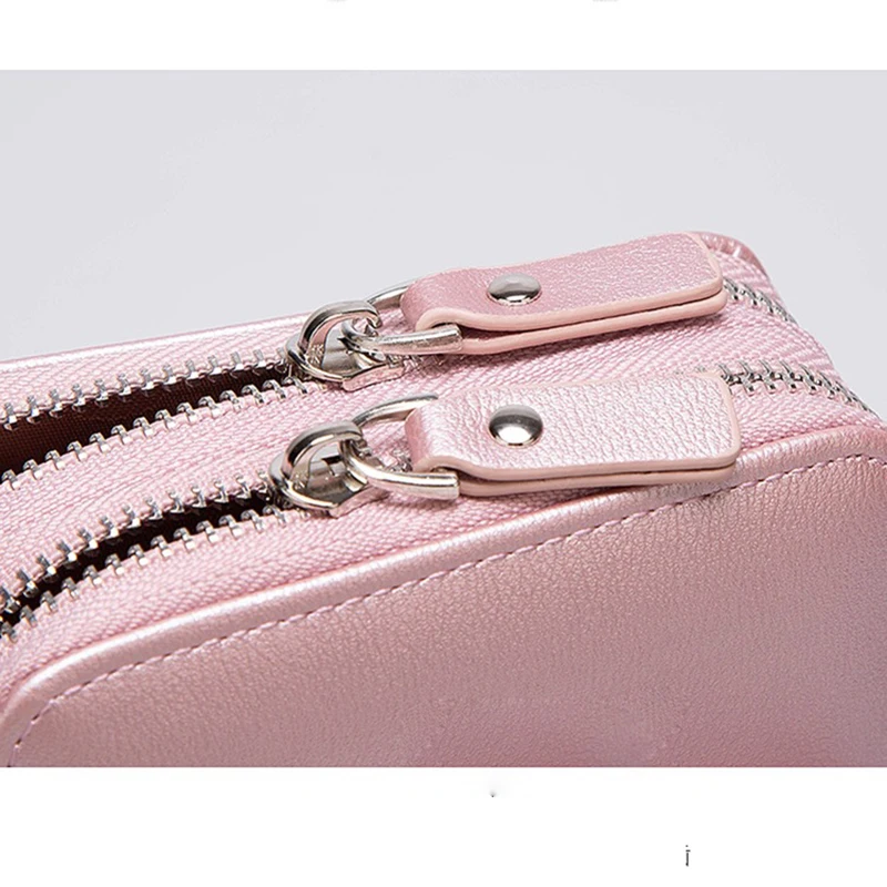 Новая сумка-кошелек с длинными рукавами трансграничной женские трехслойная сумка через плечо сумка-чехол-портмоне с отделением для карт сумка
