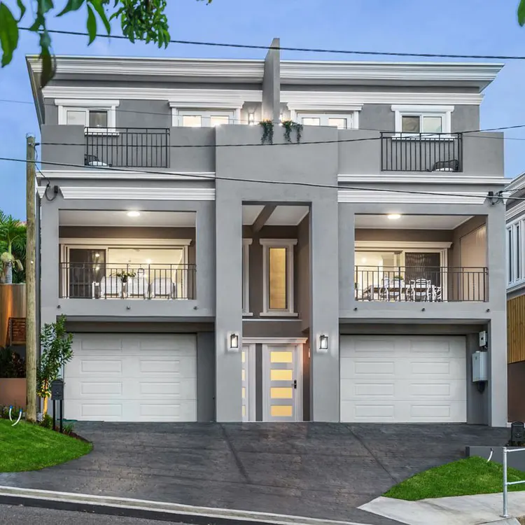 Kitchen cabinet manufacturer in Guangdong made Australia hampton style modular  kitchen cabinet design 2Pac matt white finish