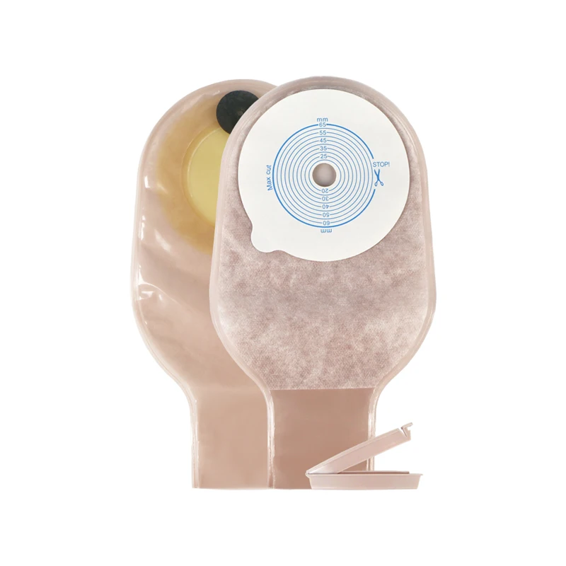 One piece system professional supplier disposable Ostomy Medical supplies colostomy bags stoma reusable colostomy bags