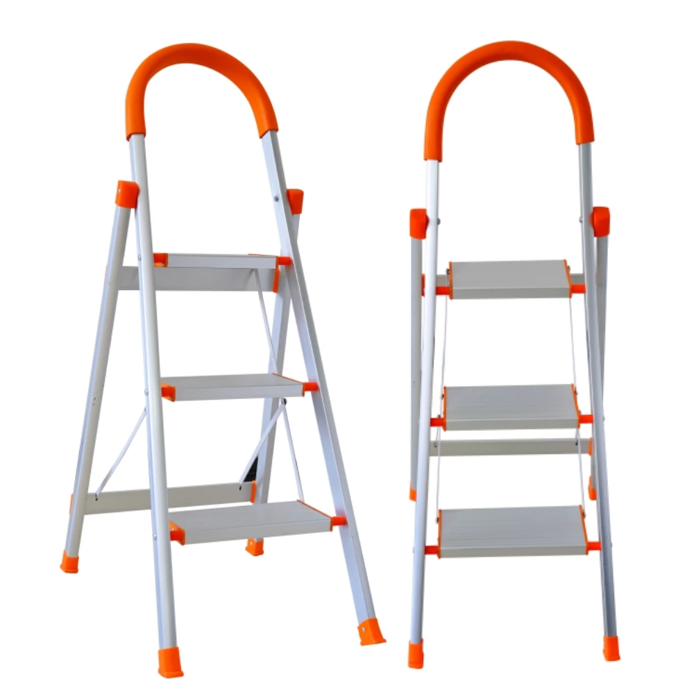 Cheap Price D Shape Lightweight Aluminum Household Ladder Aluminum Ladder Folding Step Ladders
