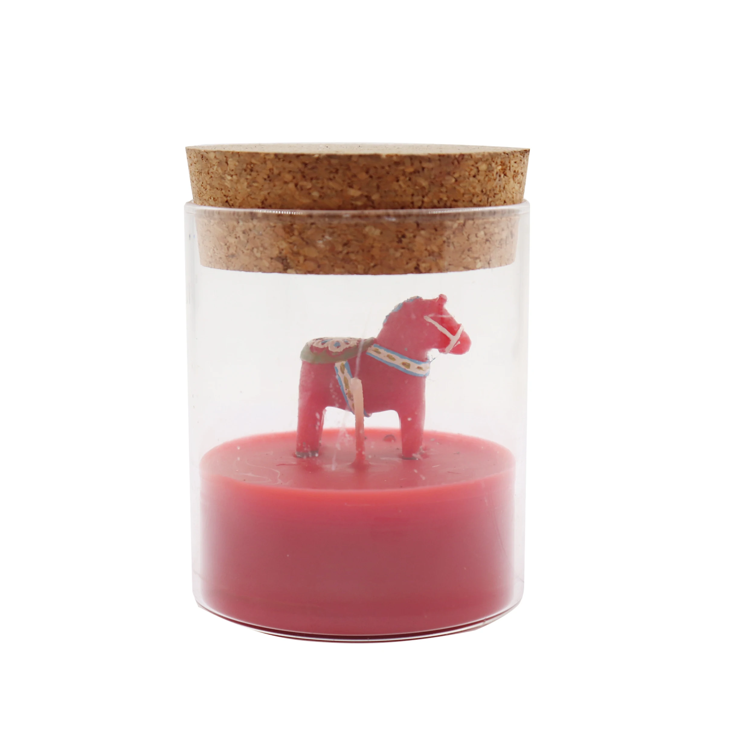 Most popular OEM Quality cheap red color home decoration horse shape scented candles