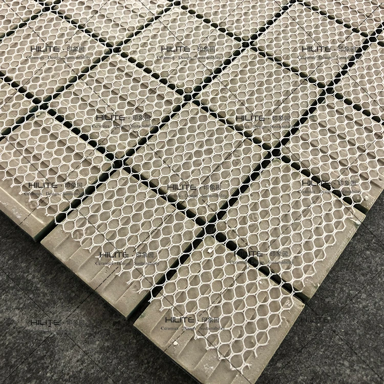 Premium Quality 306*306mm Ice Crack Glaze Blue Swimming Mosaic Tile Pool