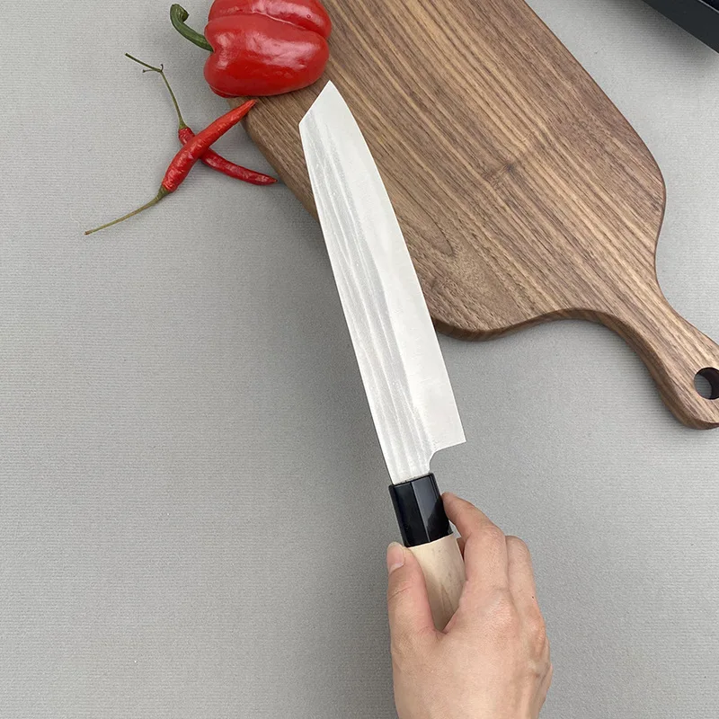 Living Room Household Cutting Fruit Sharp Peel Steel Knife Hand-Forged With Wooden Handle