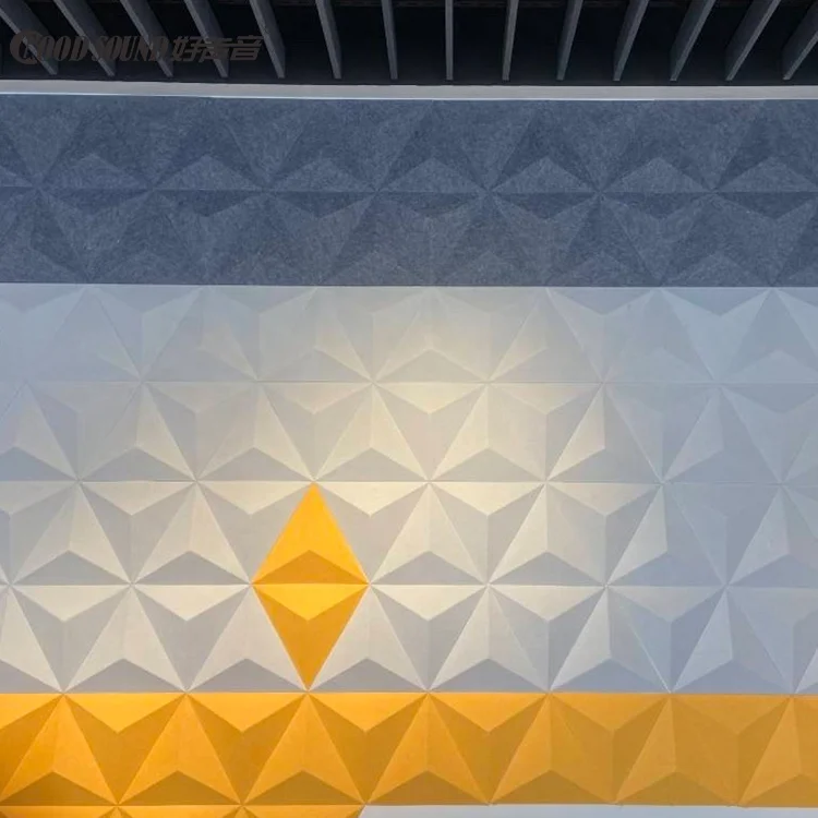 GOODSOUND High Density Dust Proof Polyester Felt Sound Absorbing Ceiling Acoustic Sound Proof Wall Panelling