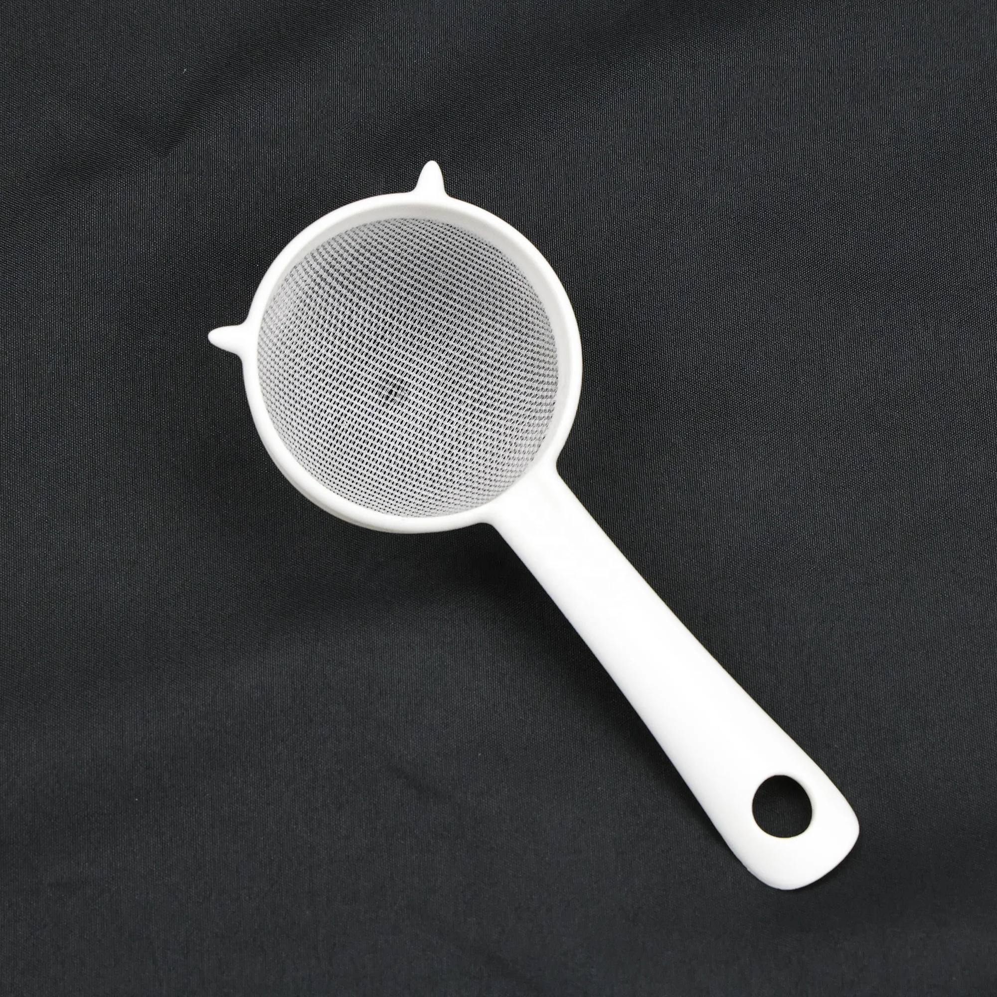 Kitchen Baking Tools Set of 2 Sizes Mesh Strainer Flour Sifter Oil Spoon Filter Skimmer Sieve Colander