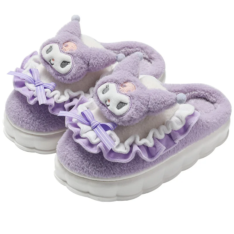 Botu Cute Christmas Stuffed Winter Slippers warm slipper High Quality Comfortable Home Soft Plush Slippers new year Gifts