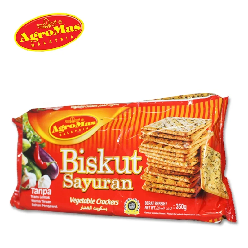 Бисквитное печенье в ассортименте, 350 г, Agromas, Малайзия